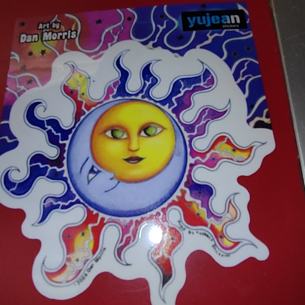 Car Window Decal - SUN & MOON - by Yujean